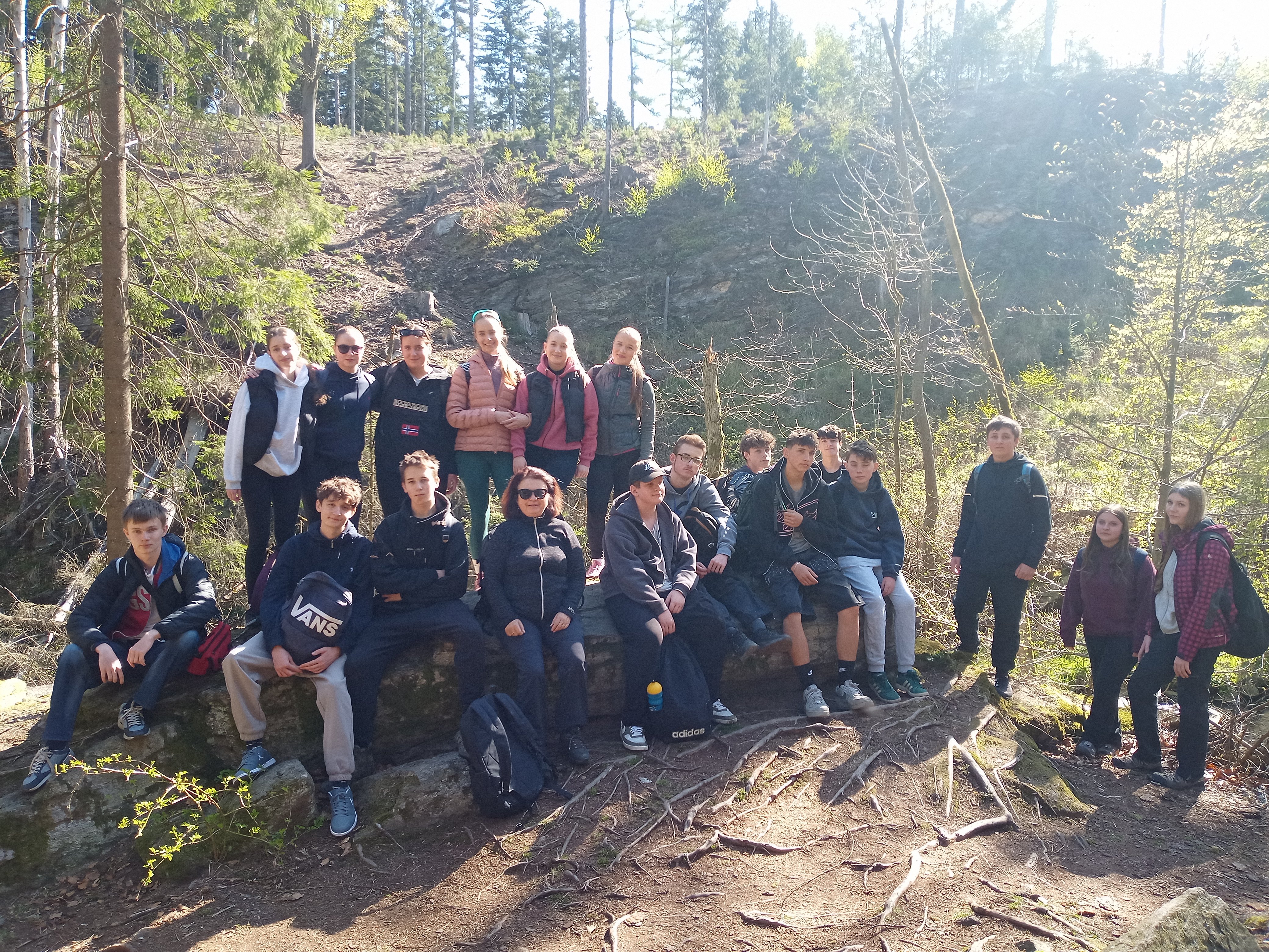 Výlet 9.A do údolí řeky Doubravy